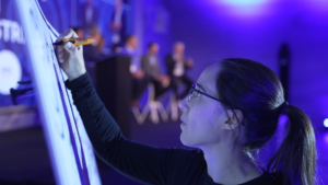 Lee más sobre el artículo Dibujo en directo en DISRUPT 2026: inteligencia artificial y transformación de procesos